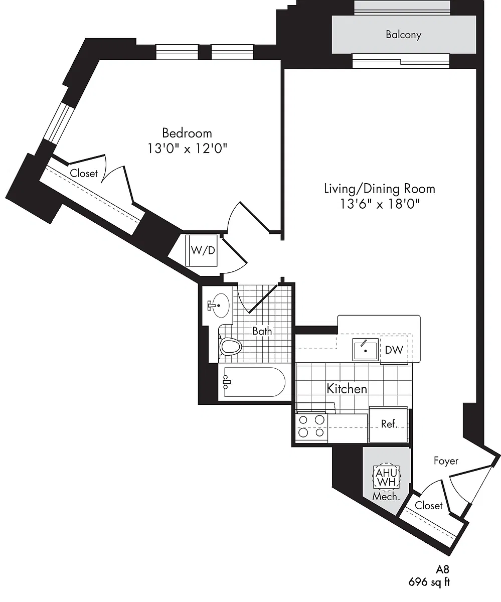 Floor plan A8