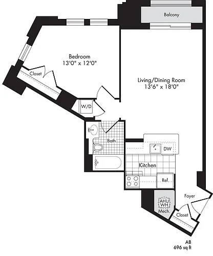 Floor plan A8