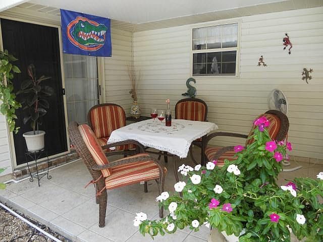 Back covered porch