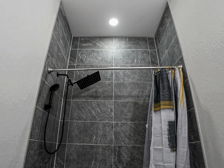 Private restroom shower for connected Master bedroom.