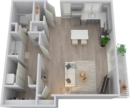 Floor plan Studio
