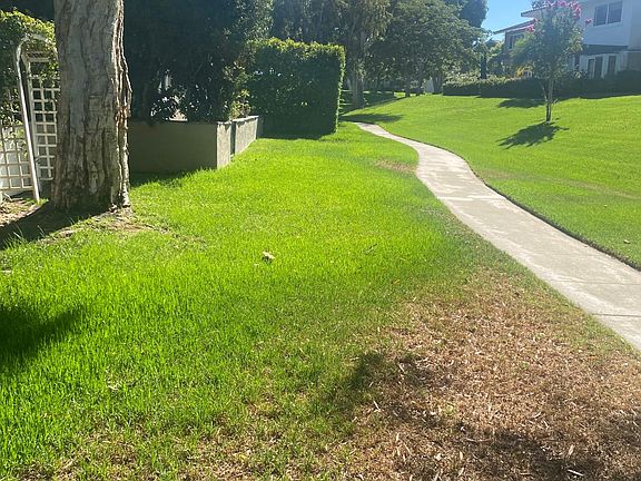 View facing south of the greenbelt