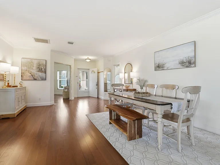Dining area with open floor plan for gatherings
