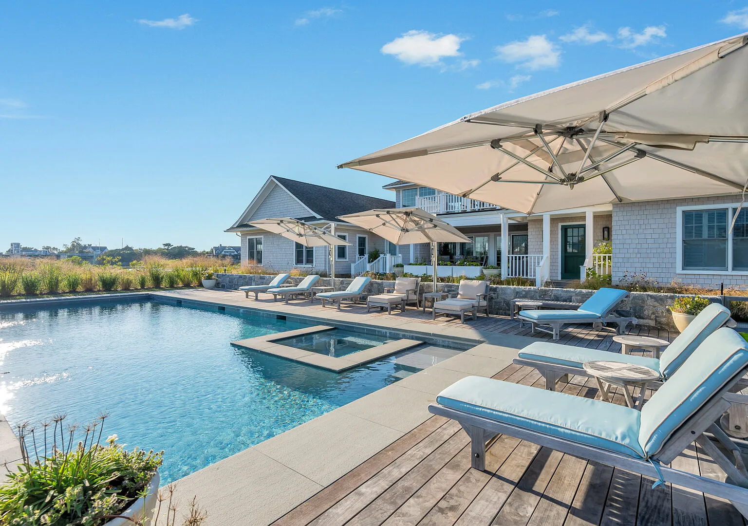 Quogue Waterfront Estate with Dock, Pool & Resort-Style Grounds — Photo 3