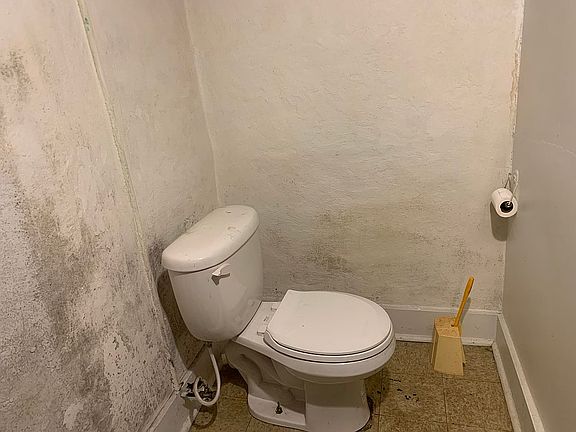 Toilet in Basement