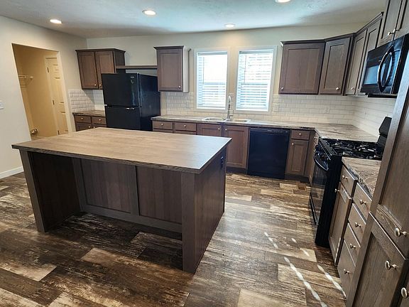 Front view of kitchen