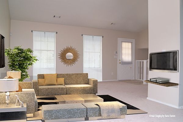 family room loaded with sunshine