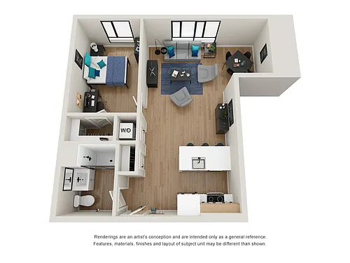 Floor plan 1B-7