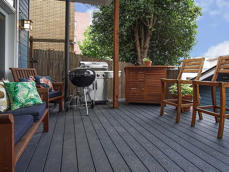 Private patio and garden