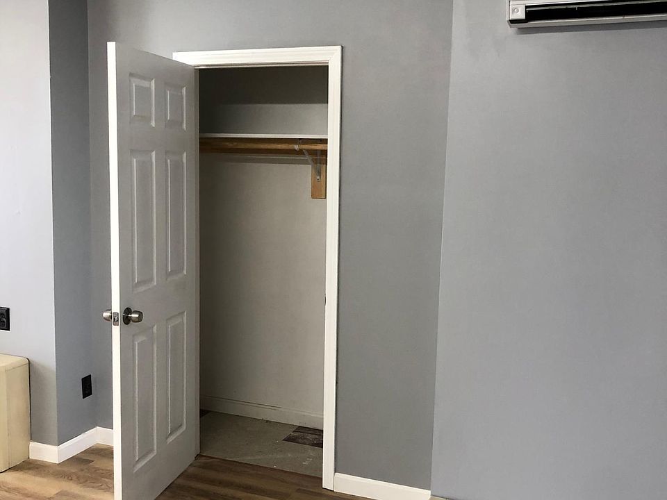 Storage closet in living room