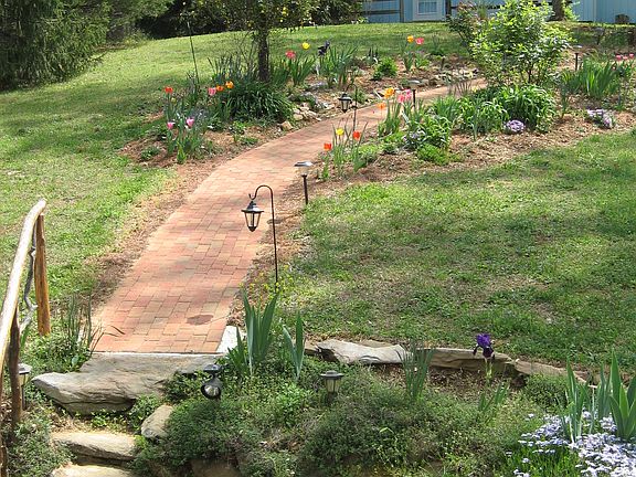 Brick walkway