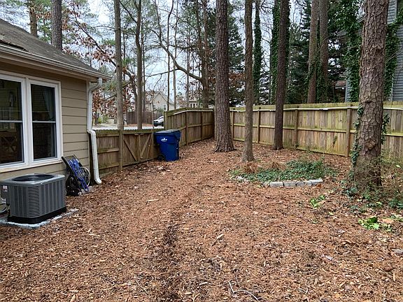 6ft. fenced in backyard with access to the home and driveway