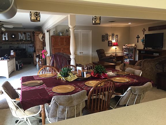 Kitchen looking into great r