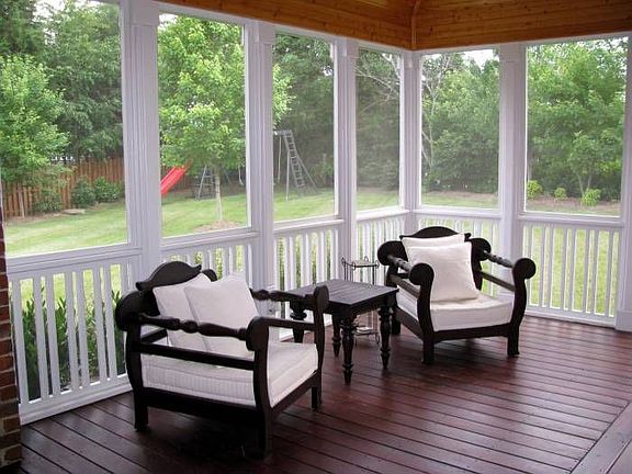 Screened porch