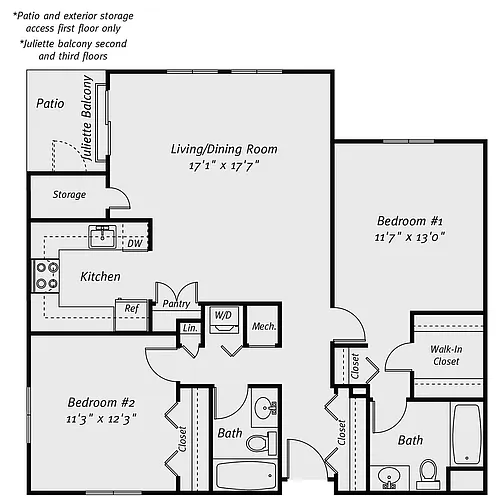 Floor plan B10