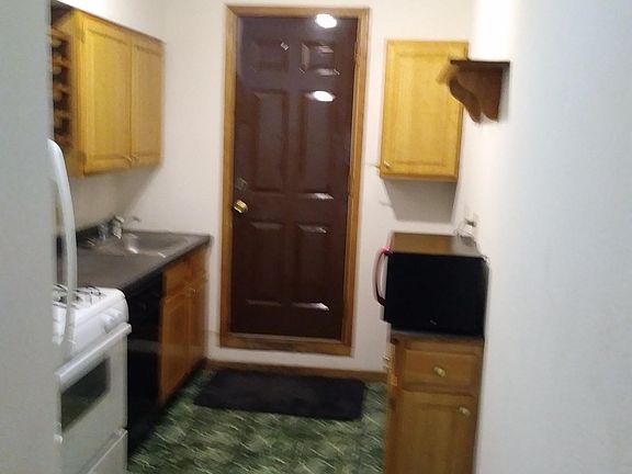 Lower unit kitchen and back entrance