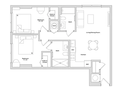 Floor plan B3