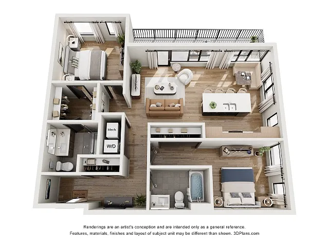 Floor plan B7