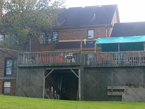 The rear of our home