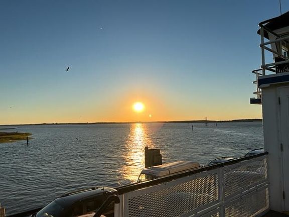 View from the Fort Fisher ferry to Southport, NC