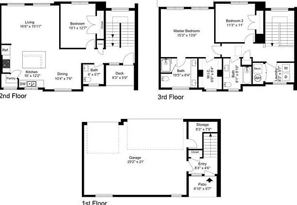 Townhome 1 3x2.5 Townhome 1 3x2.5