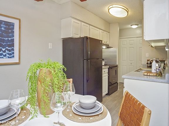 Separate dining space