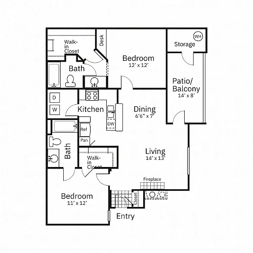 Floor plan B2