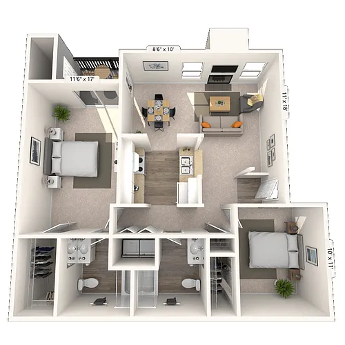 Floor plan Campbell