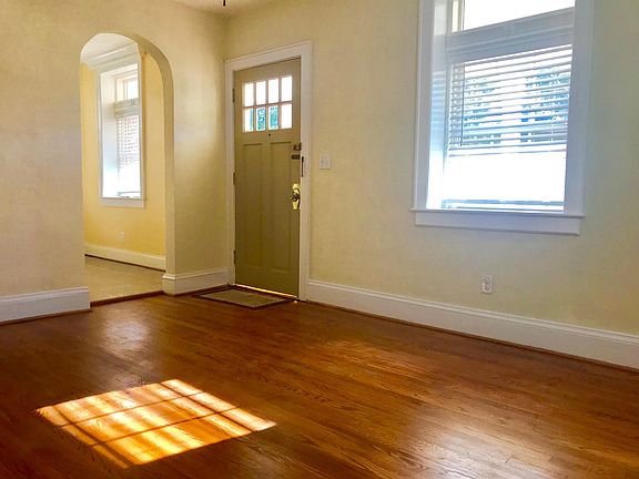 Living room, front door, kitchen entrance