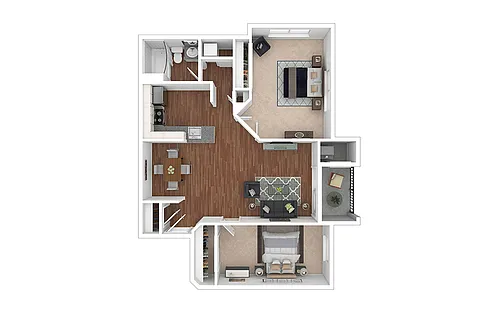 Floor plan Harris-Renovated