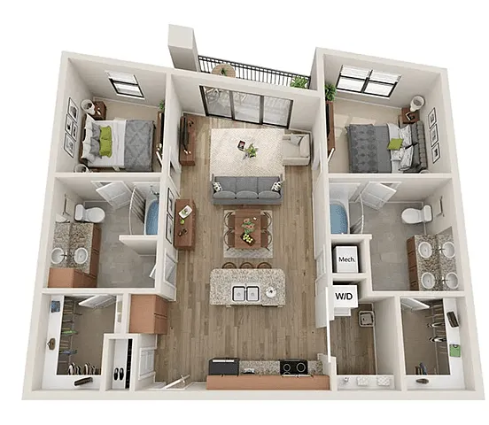 Floor plan B1- HC