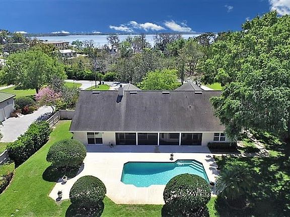 Open sunny pool area