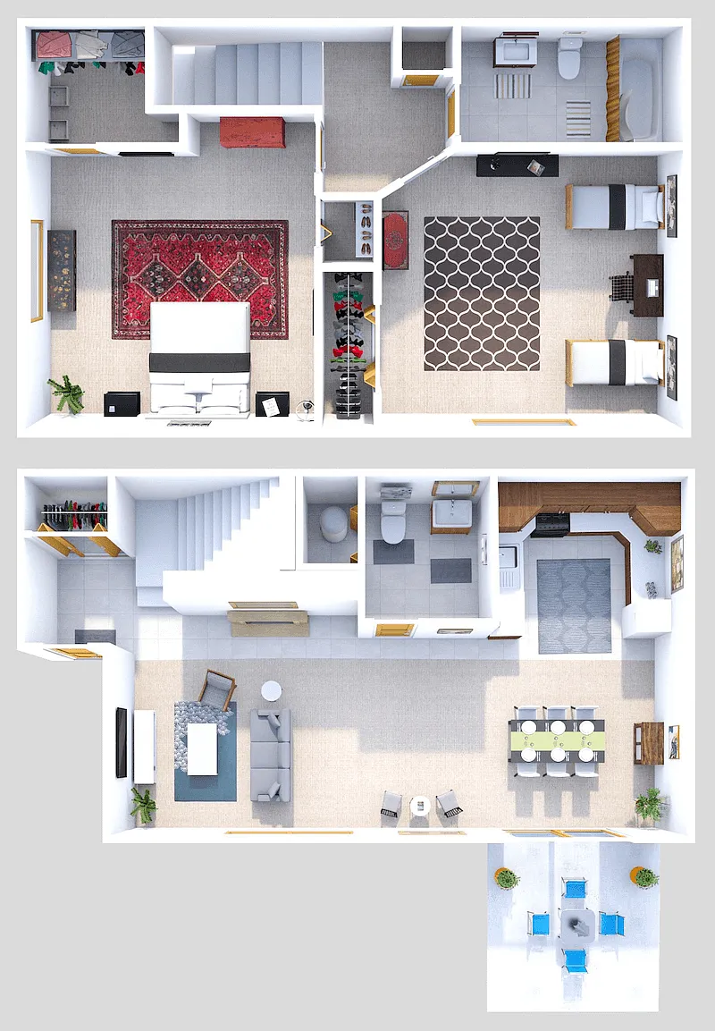 Floor plan Willow Townhome