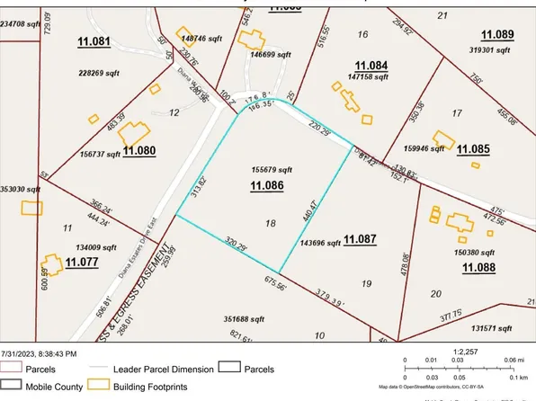 0 N Diana Estates Dr, Wilmer, AL 36587