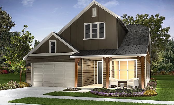 Exterior B Contemp Ranch Color 9