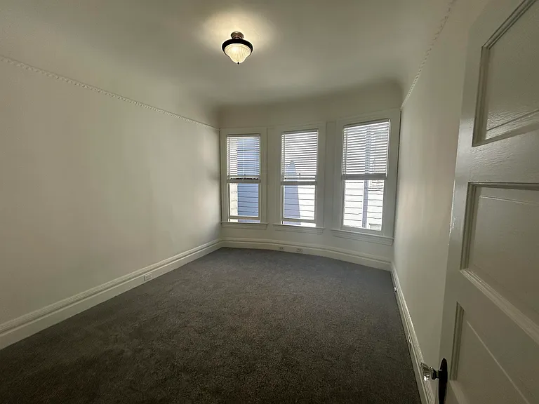 master bedroom, back left of flat