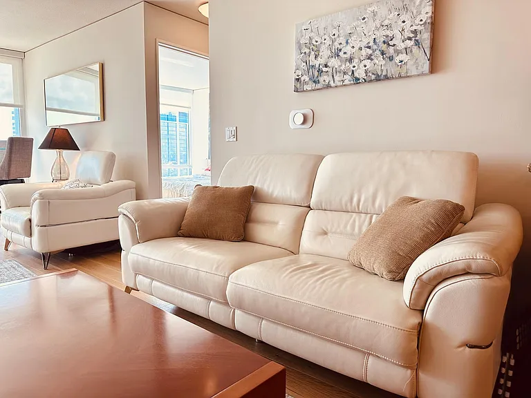 Lether recliners - sofa & chair