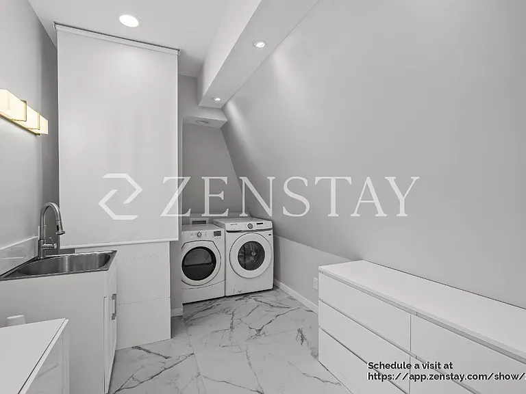 Top level suite with bathroom and small kitchen
