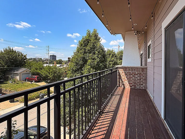 Upper Level Deck off Living/ Dining/ Kitchen Area on 2nd Level