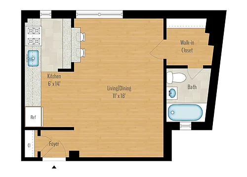Floor plan Studios