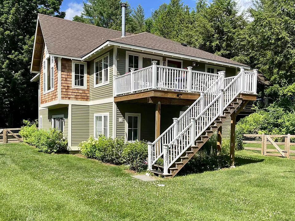 the porch is east; big windows south