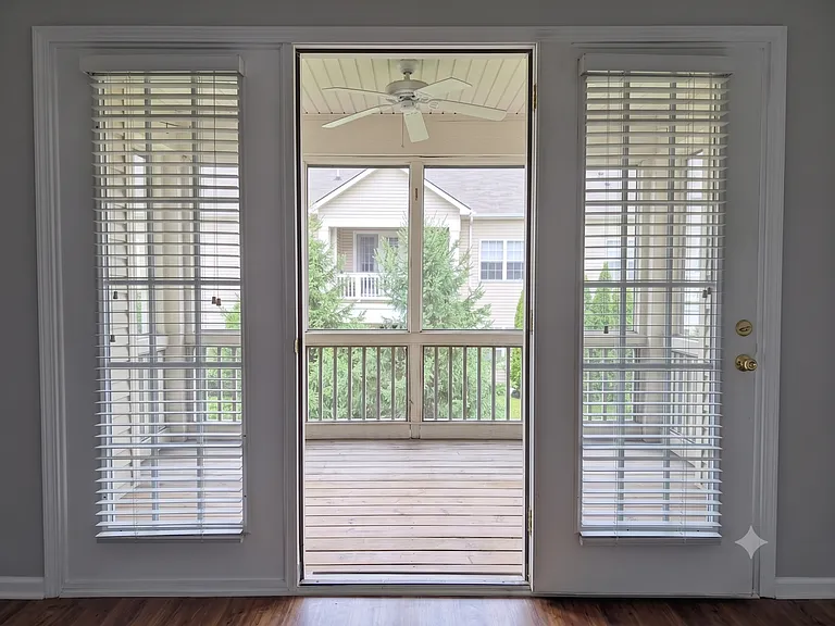 Patio next to living area