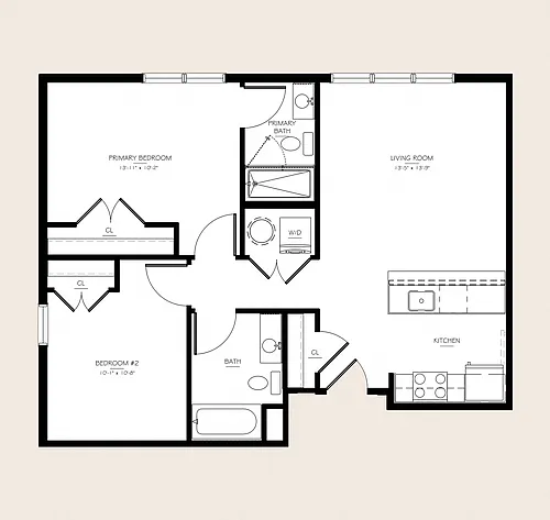 Floor plan J