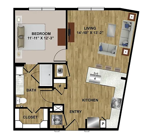 Floor plan Fauvist