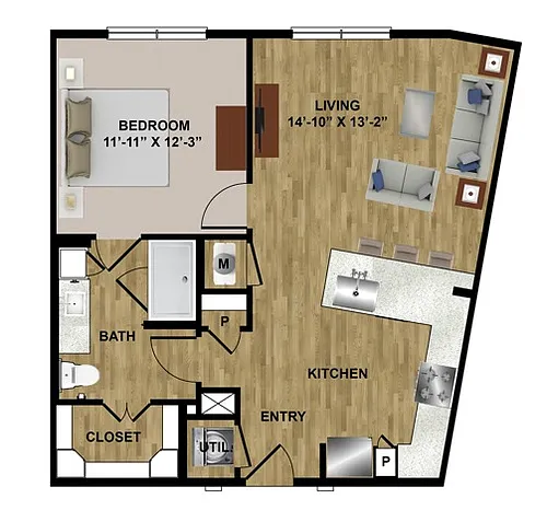 Floor plan Fauvist