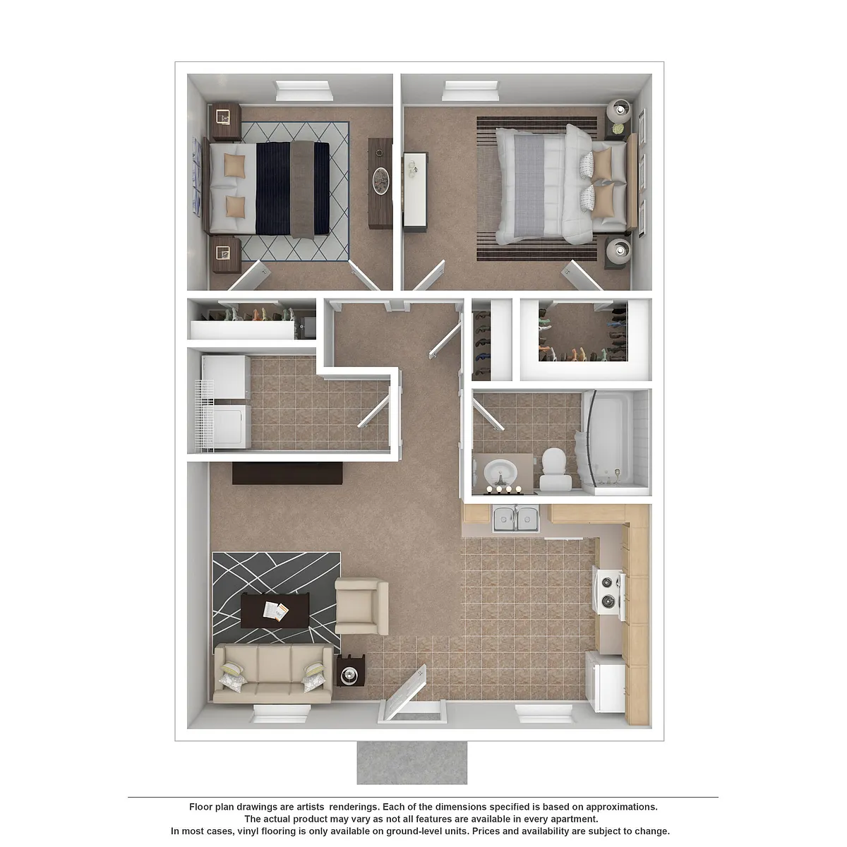 Floor plan 2 Bedroom