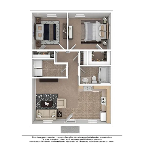 Floor plan 2 Bedroom