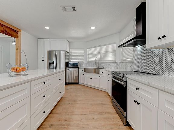 Wide open kitchen space