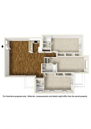 Floor plan Floor Plan 33h (Shared Room)