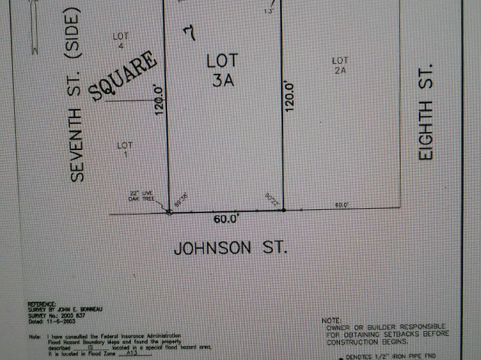 1st image of 707 Johnson Street Vacant Lot #3A